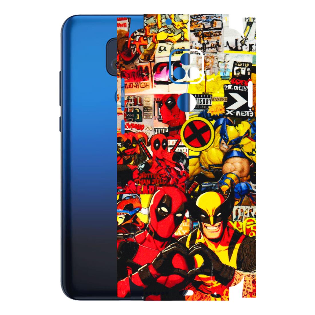 Motorola Phone Skins (All Models) - Spidy Wolverine - 3D Embossed Finish (L-310) Motorola Moto G Play