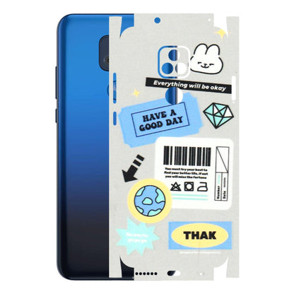 Motorola Phone Skins (All Models) - Will Be Okay Design - 3D Embossed Finish (L-316) Motorola Moto G Play