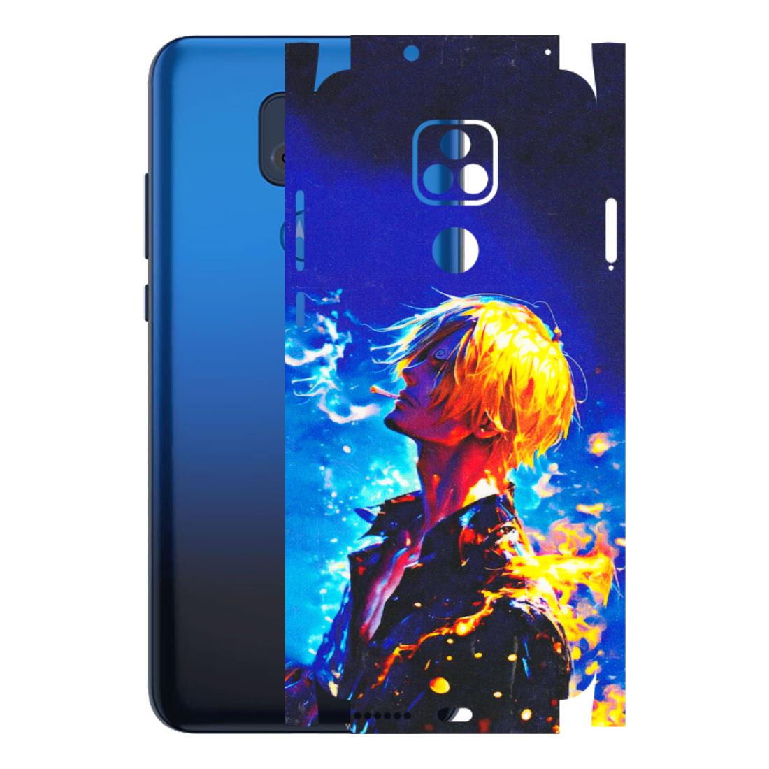 Motorola Phone Skins (All Models) - Sanji Vinsmoke One Piece - 3D Embossed Finish (L-319) Motorola Moto G Play