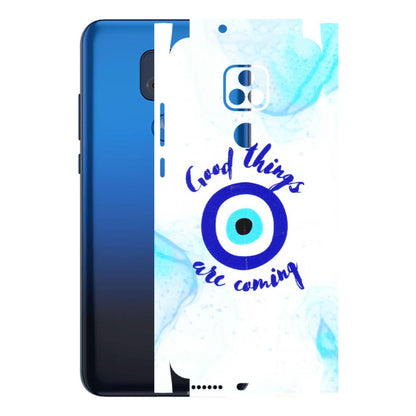 Motorola Phone Skins (All Models) - Evil Eye Good Things Are Coming - 3D Embossed Finish (L-322) Motorola Moto G Play