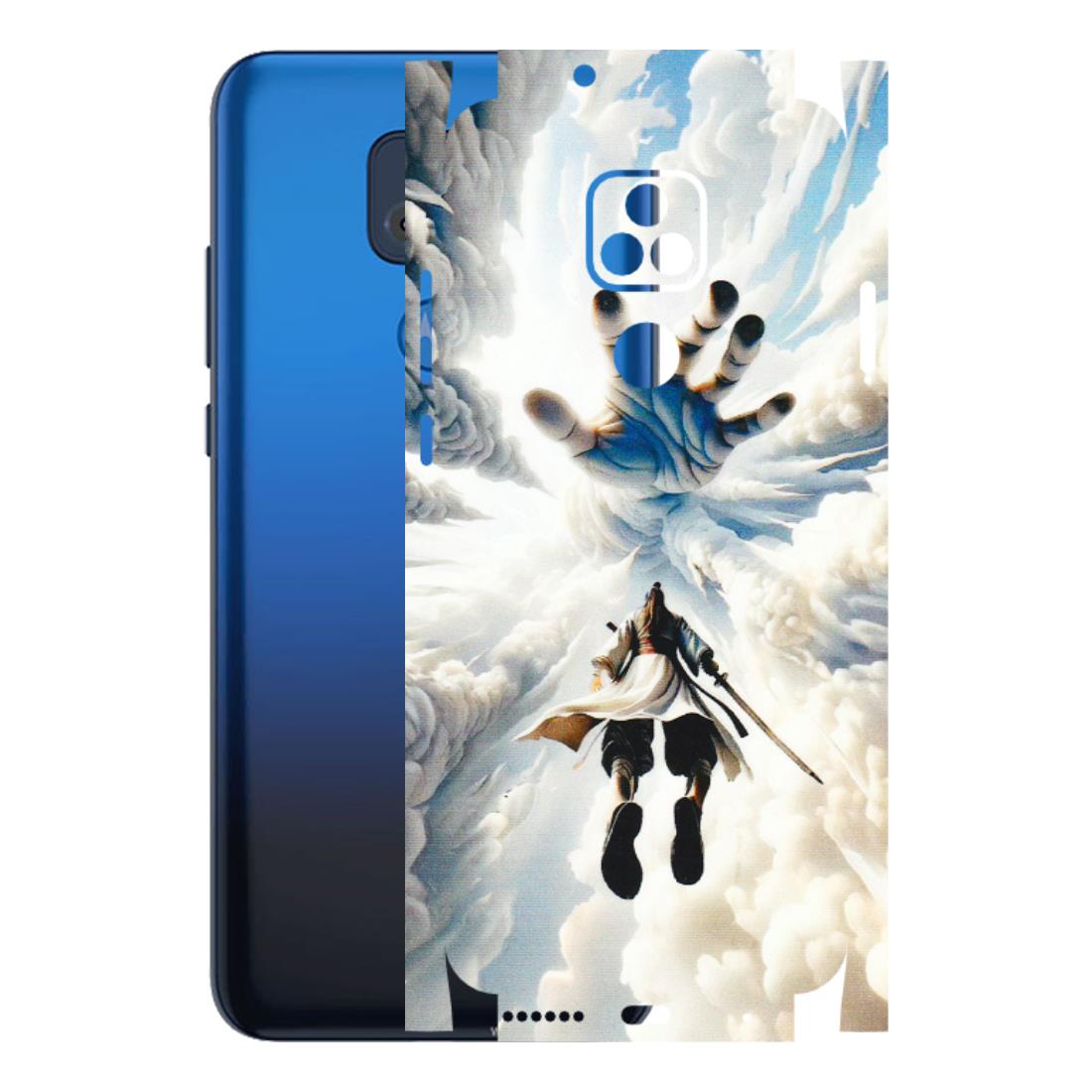 Motorola Phone Skins (All Models) - Big Hand With Monkey King - 3D Embossed Finish (L-323) Motorola Moto G Play