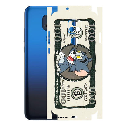 Motorola Phone Skins (All Models) - Tom Hundred Dollar - 3D Embossed Finish (L-324) Motorola Moto G Play