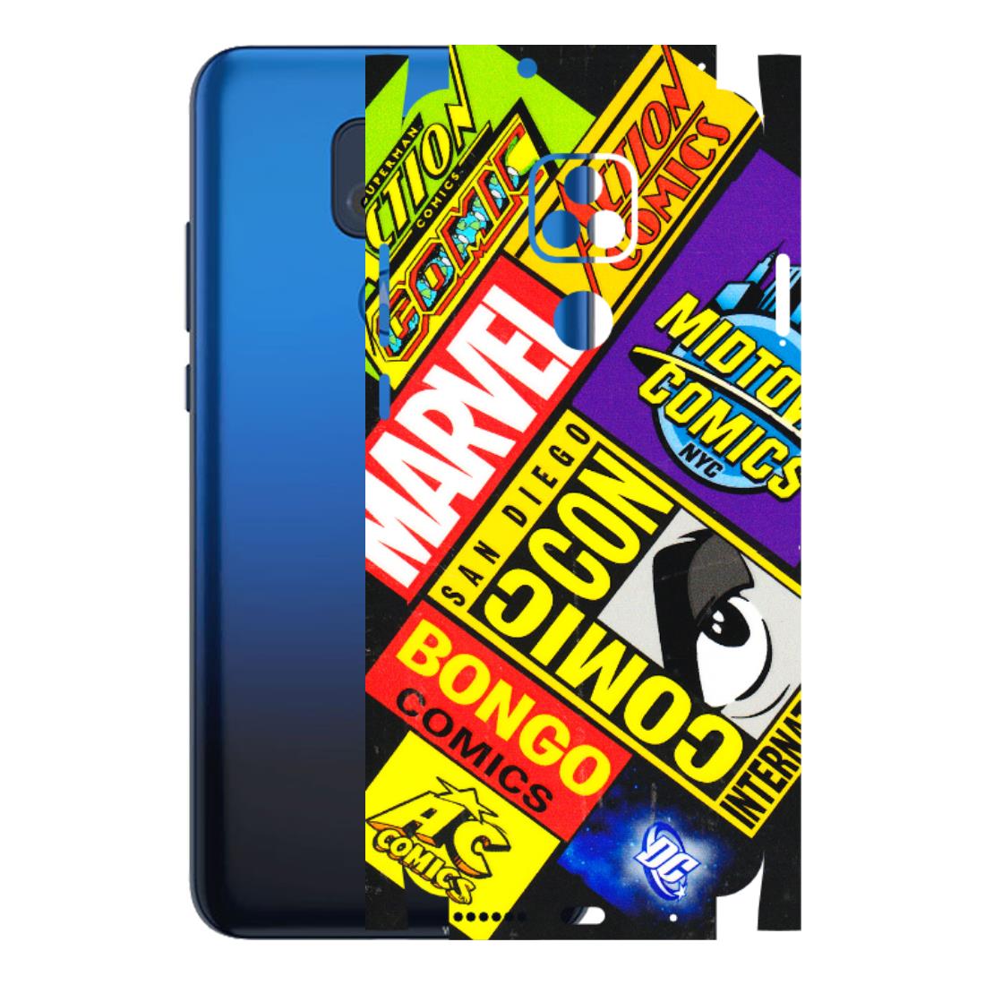Motorola Phone Skins (All Models) - Bongo Comic Con - 3D Embossed Finish (L-325) Motorola Moto G Play
