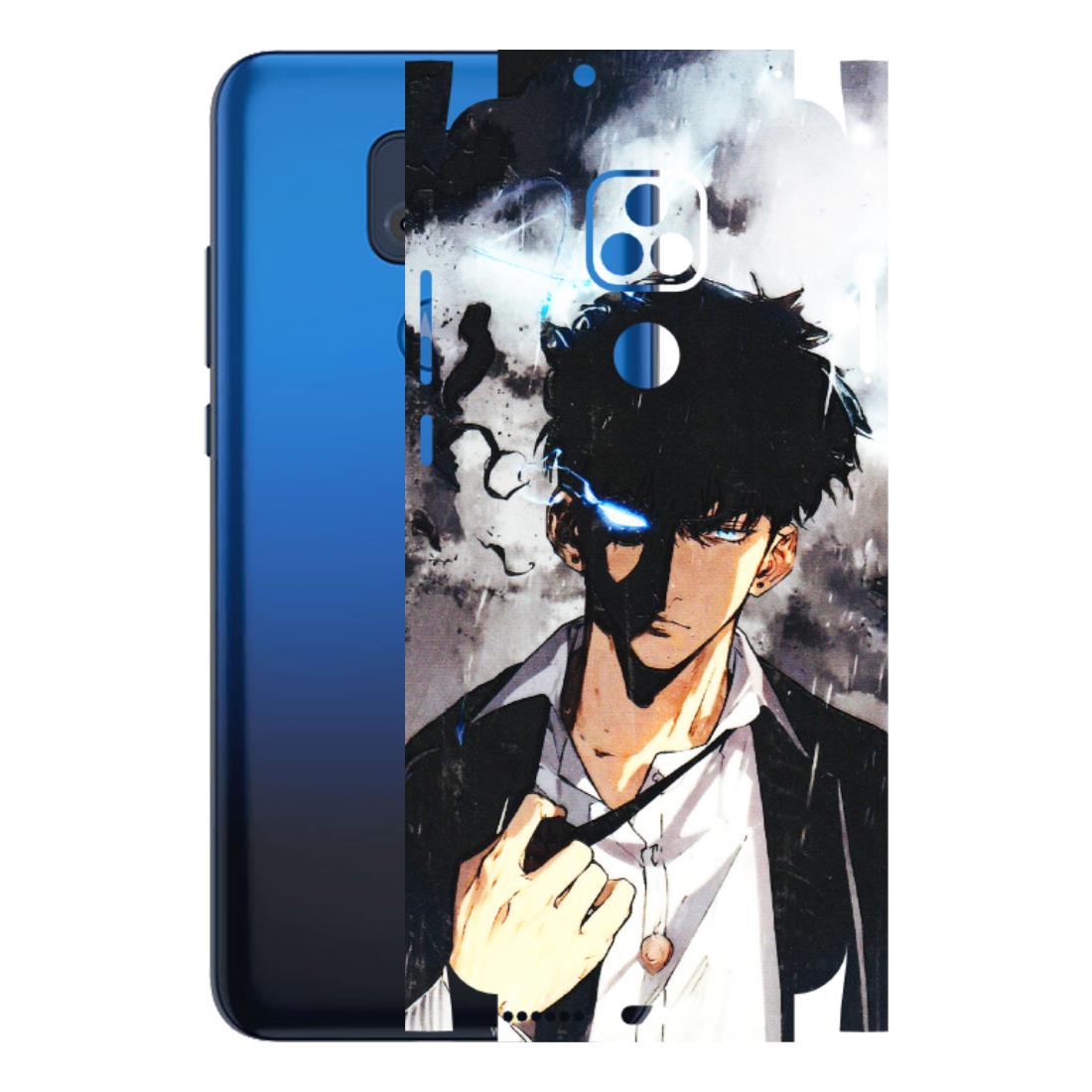 Motorola Phone Skins (All Models) - Sung Jinwoo Manhwa Anime - 3D Embossed Finish (L-328) Motorola Moto G Play