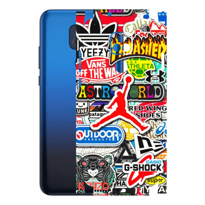 Motorola Phone Skins (All Models) - Multi Brands Sticker Graffiti - 3D Embossed Finish (L-37) Motorola Moto G Play