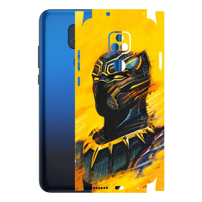 Motorola Phone Skins (All Models) - Yellow Panther - 3D Embossed Finish (L-54) Motorola Moto G Play