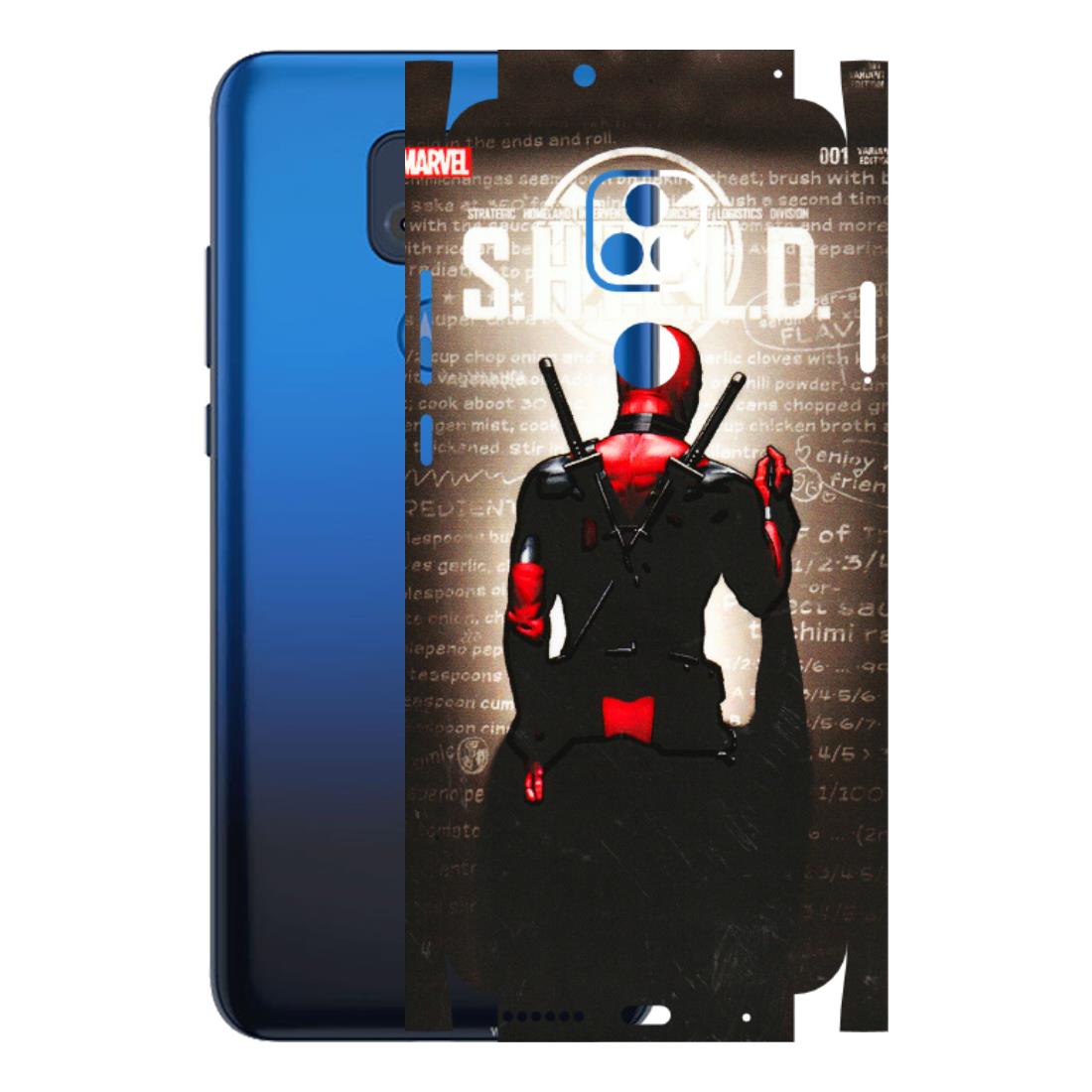 Motorola Phone Skins (All Models) - Deadpool - 3D Embossed Finish (L-56) Motorola Moto G Play