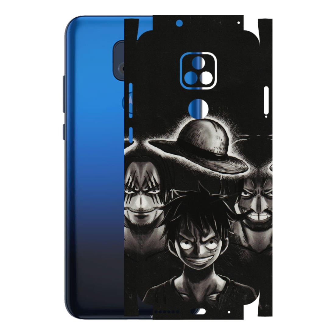 Motorola Phone Skins (All Models) - Black Luffy Hat - 3D Embossed Finish (L-57) Motorola Moto G Play