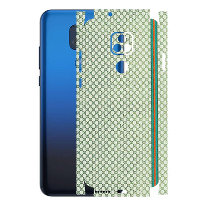 Motorola Phone Skins (All Models) - Gucci Fabric Pattern - 3D Embossed Finish (L-73) Motorola Moto G Play
