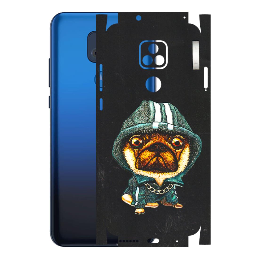 Motorola Phone Skins (All Models) - Puppy N Hoodie - 3D Embossed Finish (L-90) Motorola Moto G Play