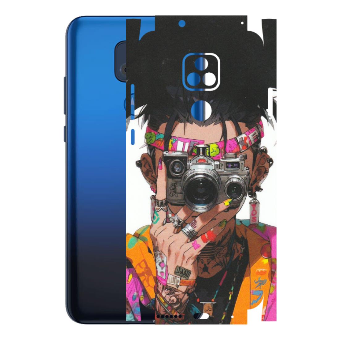 Motorola Phone Skins (All Models) - Camera Lover Girl - Matte Finish (M-09) Motorola Moto G Play