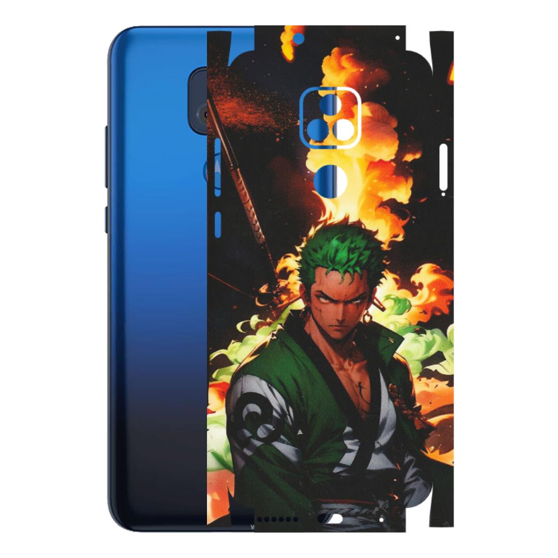 Motorola Phone Skins (All Models) - Roronoa Zoro - Matte Finish (M-102) Motorola Moto G Play