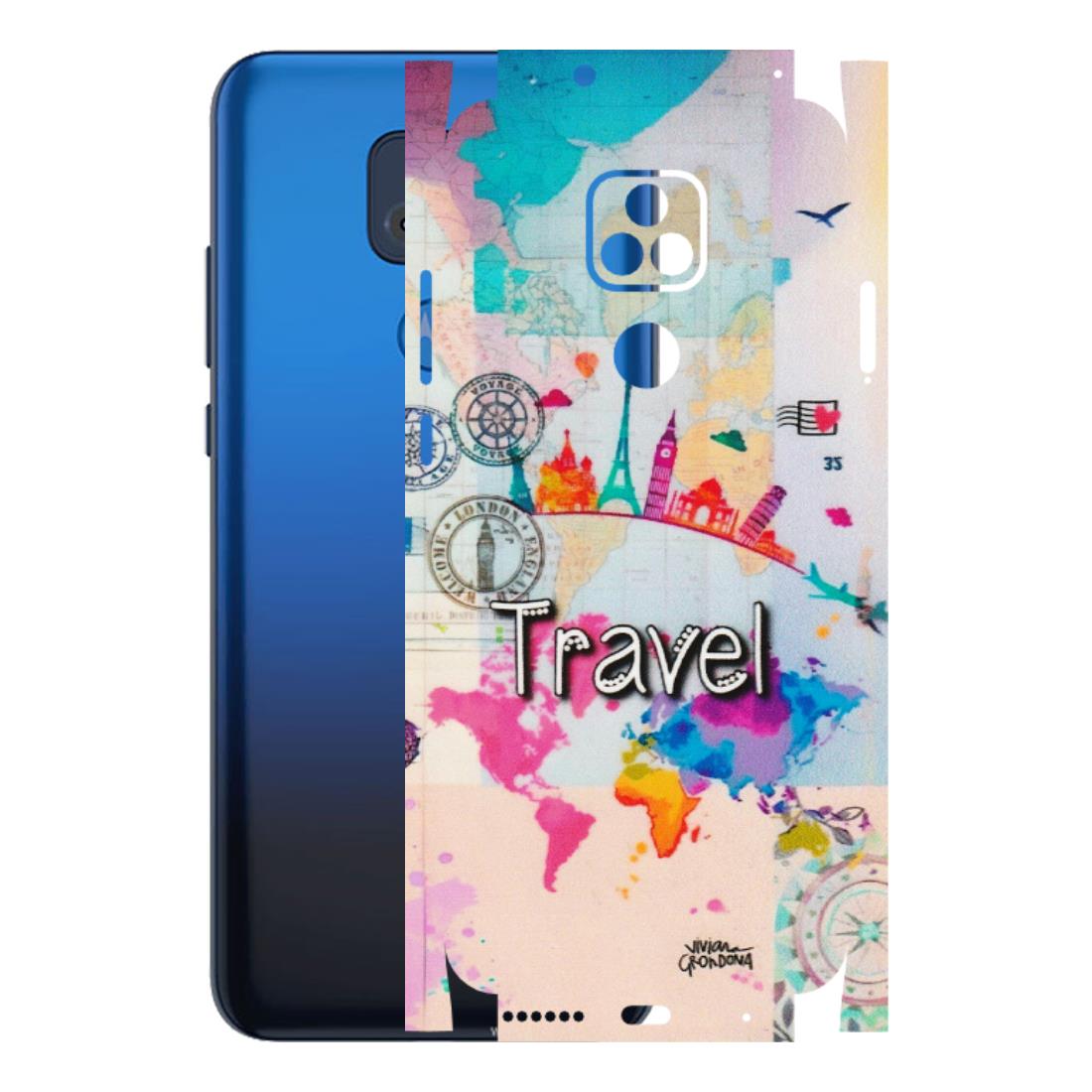 Motorola Phone Skins (All Models) - Travel The Wonders - Matte Finish (M-108) Motorola Moto G Play