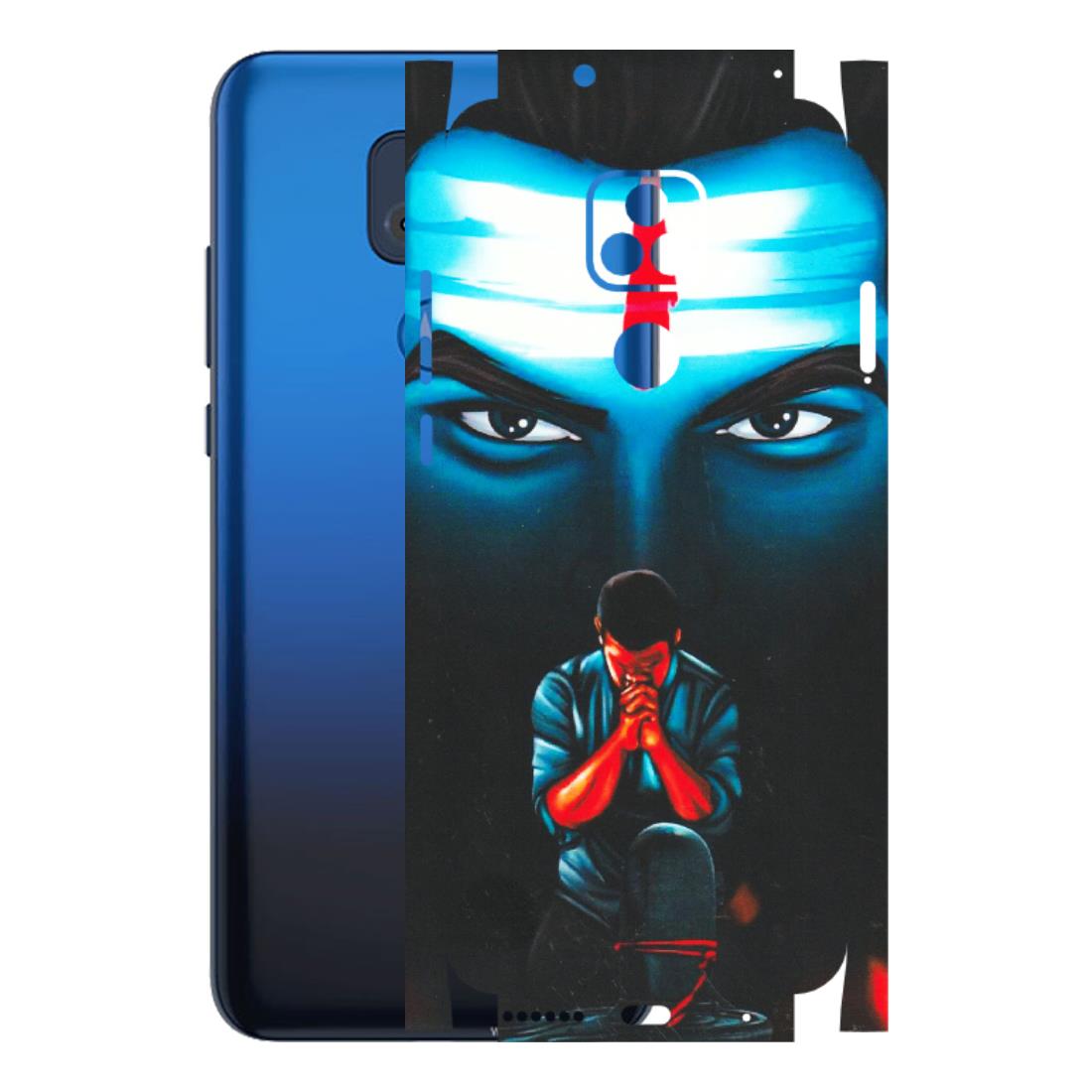 Motorola Phone Skins (All Models) - Mahakal Bhakt - Matte Finish (M-112) Motorola Moto G Play
