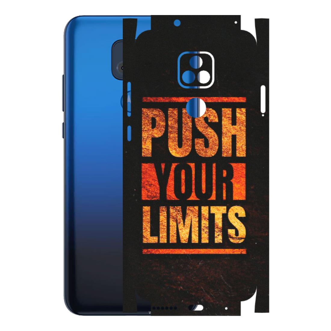 Motorola Phone Skins (All Models) - Push Your Limits - Matte Finish (M-118) Motorola Moto G Play