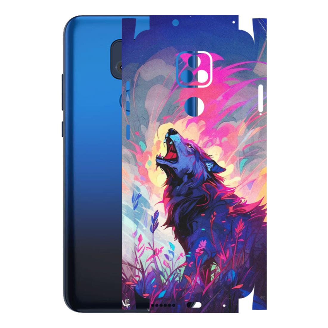 Motorola Phone Skins (All Models) - New Wild Wolf Abstract - Matte Finish (M-125) Motorola Moto G Play