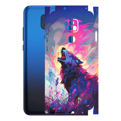 Motorola Phone Skins (All Models) - New Wild Wolf Abstract - Matte Finish (M-125) Motorola Moto G Play