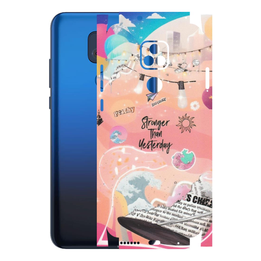 Motorola Phone Skins (All Models) - Stronger Then Yesterday - Matte Finish (M-128) Motorola Moto G Play
