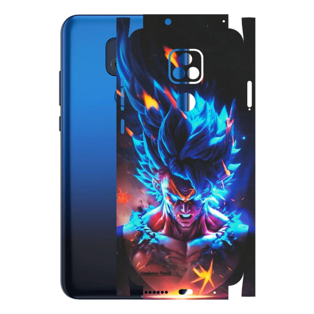 Motorola Phone Skins (All Models) - Angry Goku Dragon Ball Anime - Matte Finish (M-150) Motorola Moto G Play