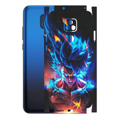Motorola Phone Skins (All Models) - Angry Goku Dragon Ball Anime - Matte Finish (M-150) Motorola Moto G Play