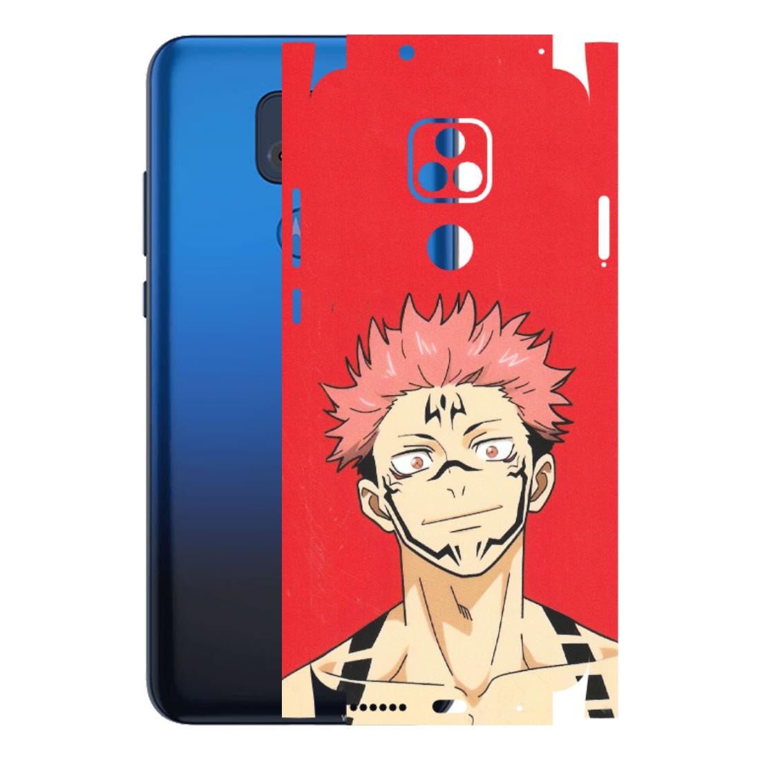 Motorola Phone Skins (All Models) - Ryomen Sukuna Fun Anime - Matte Finish (M-153) Motorola Moto G Play