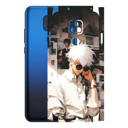 Motorola Phone Skins (All Models) - Gojo Satoru Jujustu Kaisen Anime - Matte Finish (M-156) Motorola Moto G Play