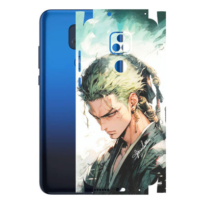 Motorola Phone Skins (All Models) - Pirate Hunter One Piece Anime - Matte Finish (M-157) Motorola Moto G Play