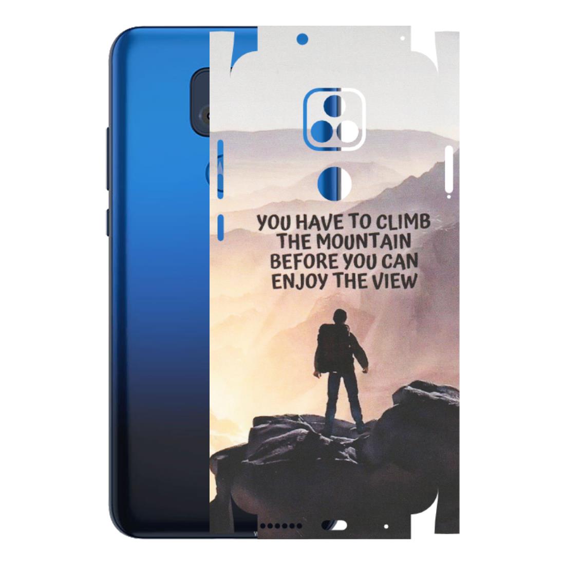 Motorola Phone Skins (All Models) - Motivational Hiking Mountain - Matte Finish (M-28) Motorola Moto G Play
