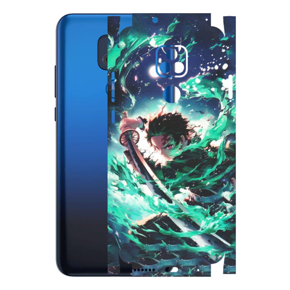 Motorola Phone Skins (All Models) - Sword Fighter Anime - Matte Finish (M-29) Motorola Moto G Play