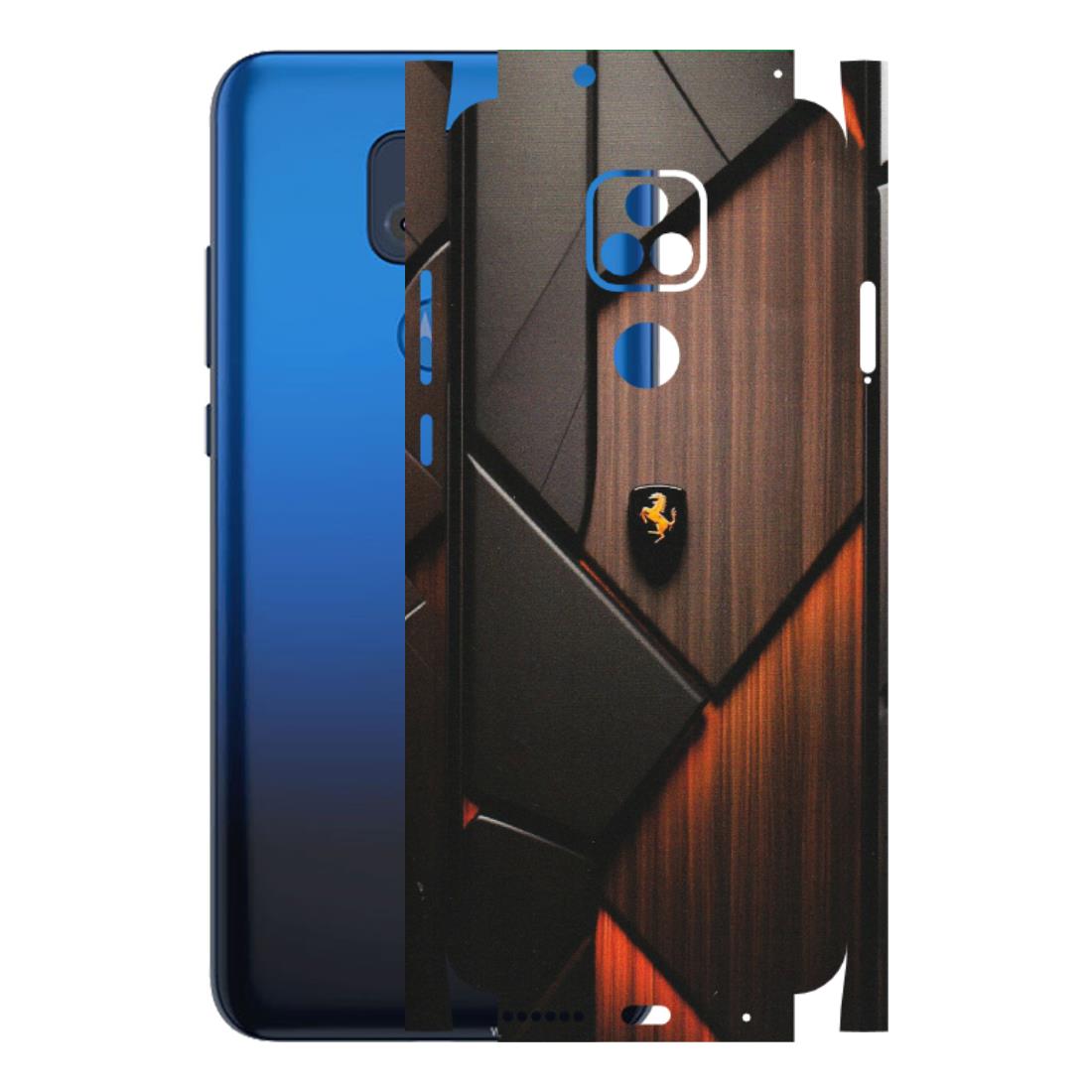 Motorola Phone Skins (All Models) - Lambo Beauty Wood Pattern Sober - Matte Finish (M-51) Motorola Moto G Play