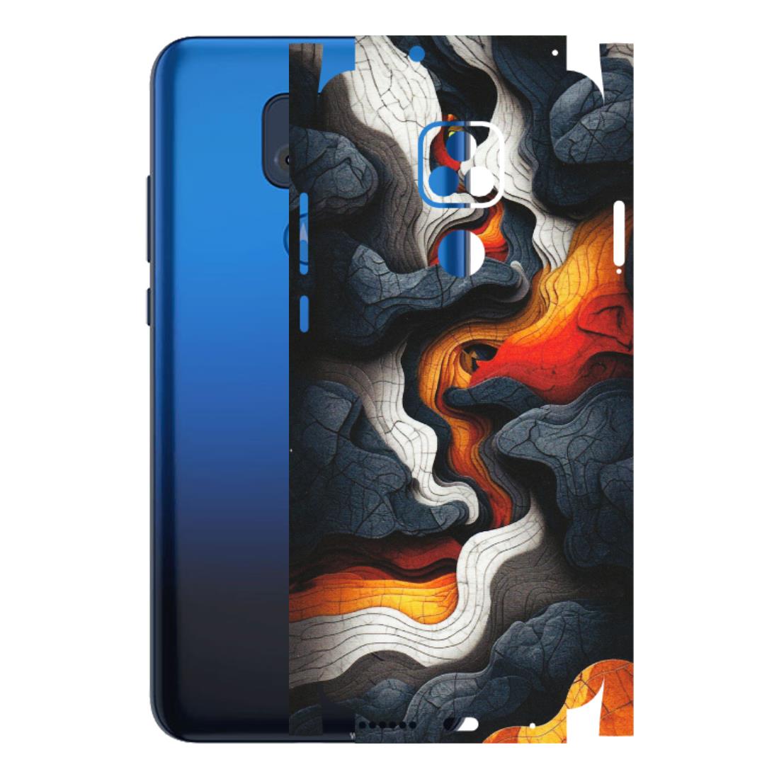 Motorola Phone Skins (All Models) - Abstract Volcanic Layers - Matte Finish (M-52) Motorola Moto G Play