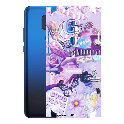 Motorola Phone Skins (All Models) - Supreme Purple Magic - Matte Finish (M-88) Motorola Moto G Play