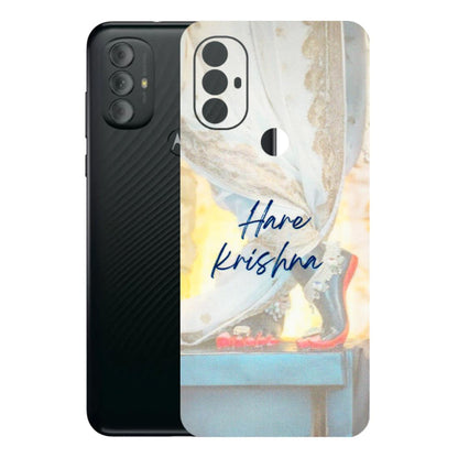 Motorola Phone Skins (All Models) - Hare Krishna - 3D Embossed Finish (L-03) Motorola Moto G Power