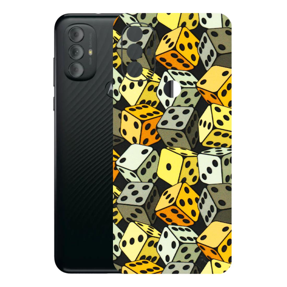 Motorola Phone Skins (All Models) - Dices Of Life - 3D Embossed Finish (L-04) Motorola Moto G Power