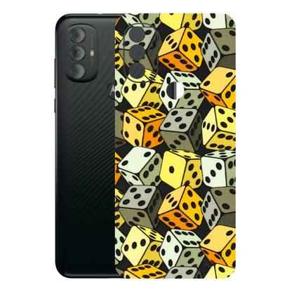 Motorola Phone Skins (All Models) - Dices Of Life - 3D Embossed Finish (L-04) Motorola Moto G Power