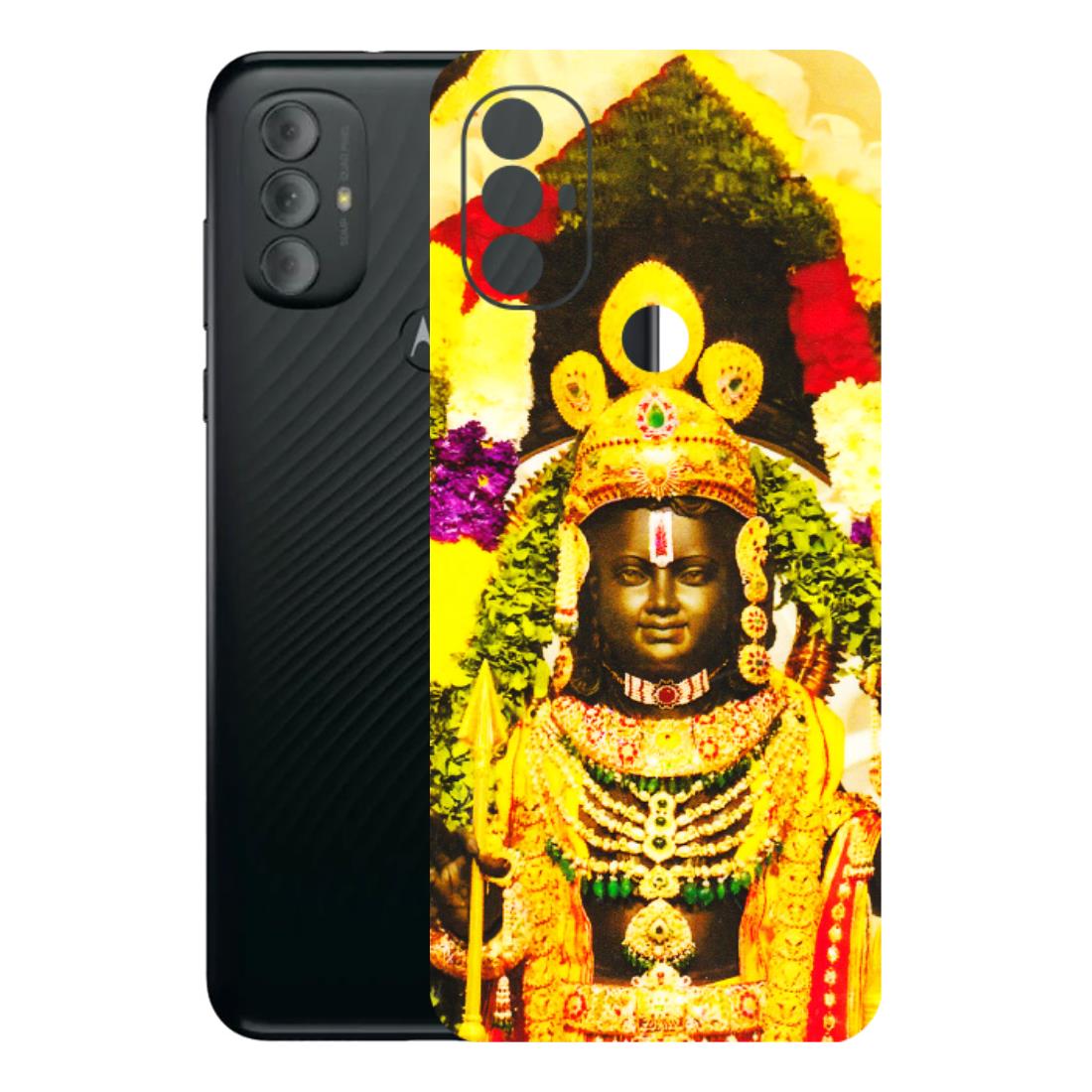 Motorola Phone Skins (All Models) - Ram Lalla Ayodhya - 3D Embossed Finish (L-103) Motorola Moto G Power
