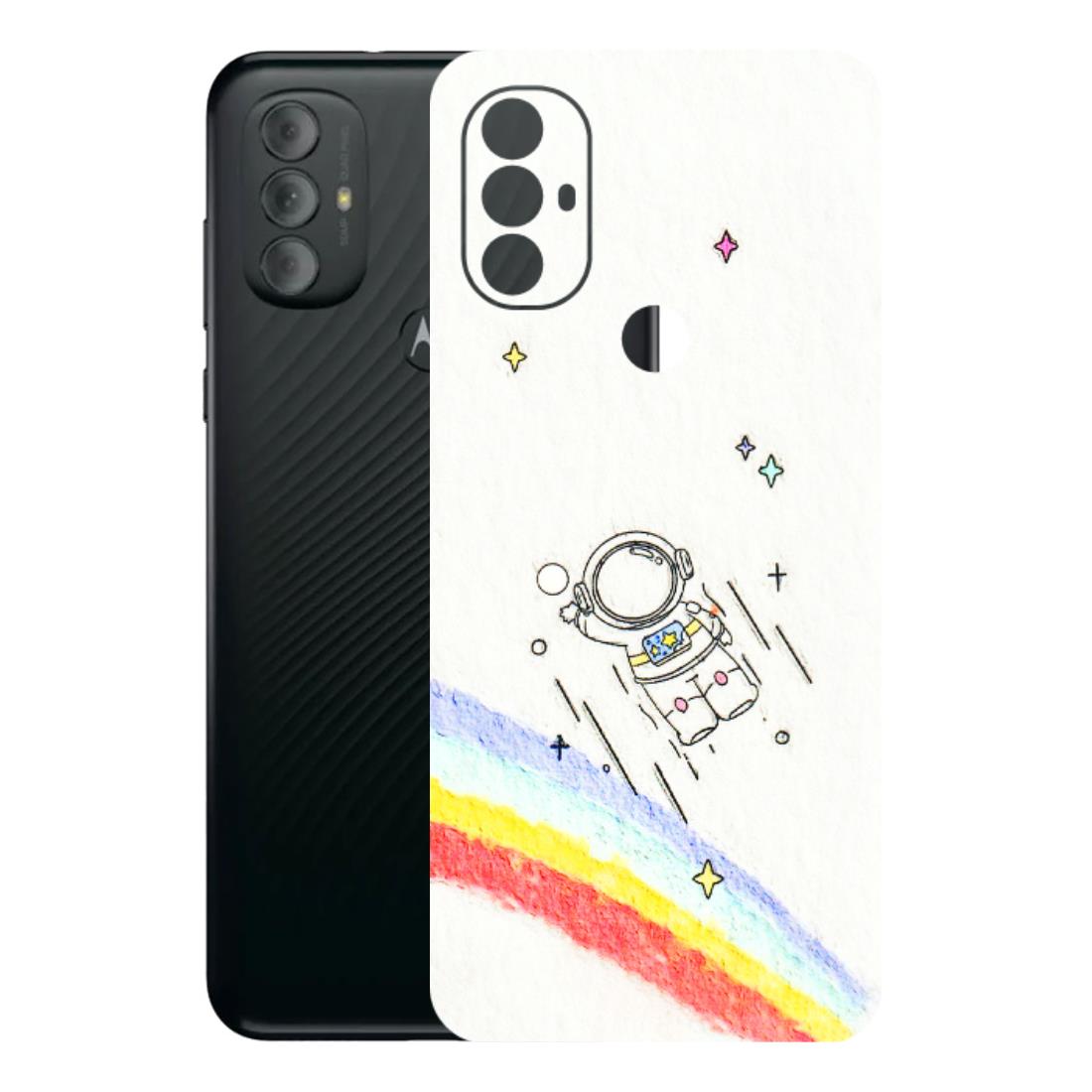 Motorola Phone Skins (All Models) - Milkyway Astronaut - 3D Embossed Finish (L-110) Motorola Moto G Power