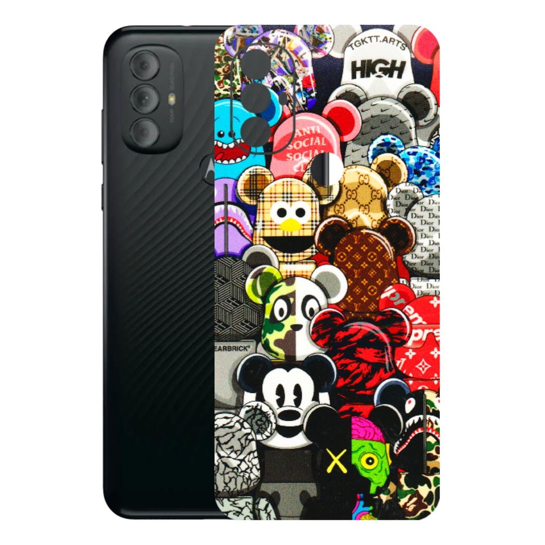 Motorola Phone Skins (All Models) - More Mickey Mouses - 3D Embossed Finish (L-118) Motorola Moto G Power