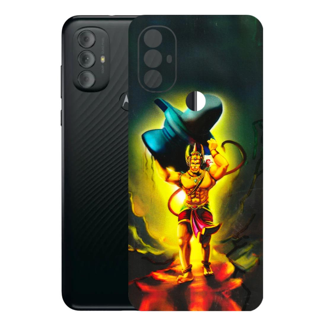 Motorola Phone Skins (All Models) - Hanuman Ji - 3D Embossed Finish (L-128) Motorola Moto G Power