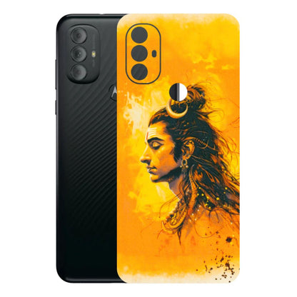 Motorola Phone Skins (All Models) - Shiv Shakti - 3D Embossed Finish (L-14) Motorola Moto G Power