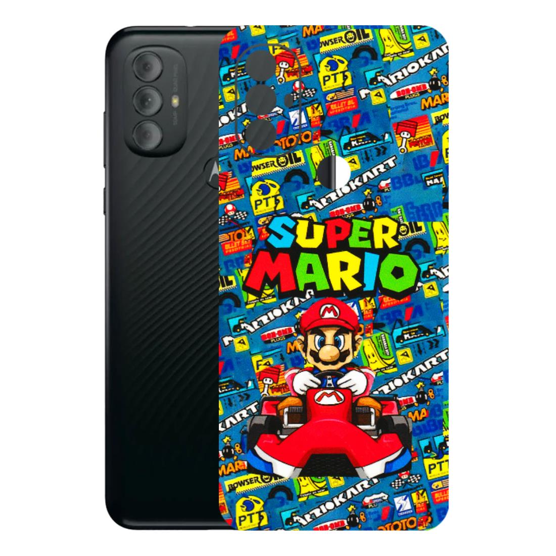 Motorola Phone Skins (All Models) - Super Mario Kart - 3D Embossed Finish (L-140) Motorola Moto G Power