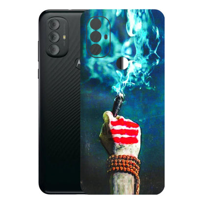 Motorola Phone Skins (All Models) - Mahadev Bhakt - 3D Embossed Finish (L-146) Motorola Moto G Power