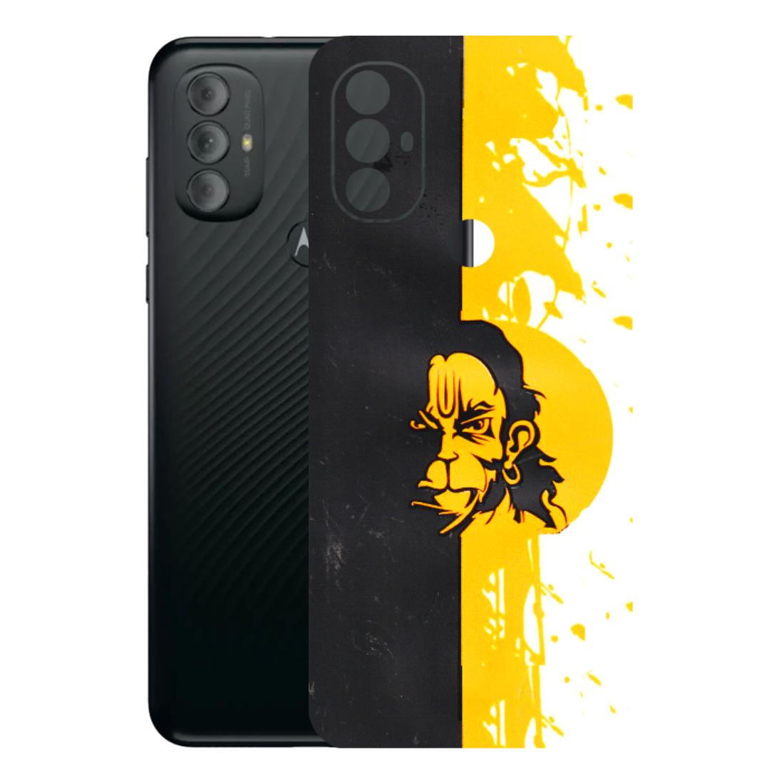 Motorola Phone Skins (All Models) - Bajrangbali - 3D Embossed Finish (L-151) Motorola Moto G Power