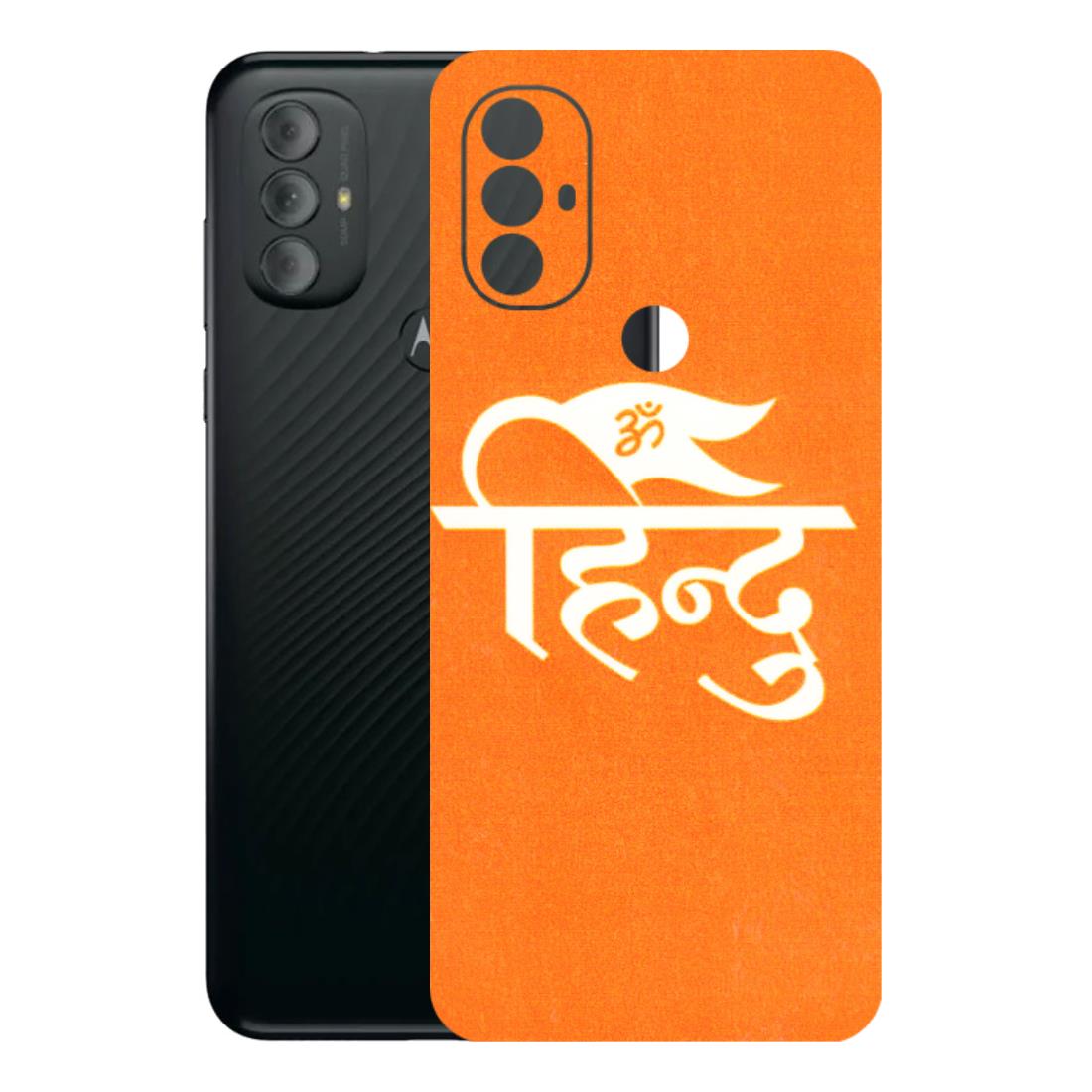 Motorola Phone Skins (All Models) - Hindu Kesari - 3D Embossed Finish (L-154) Motorola Moto G Power