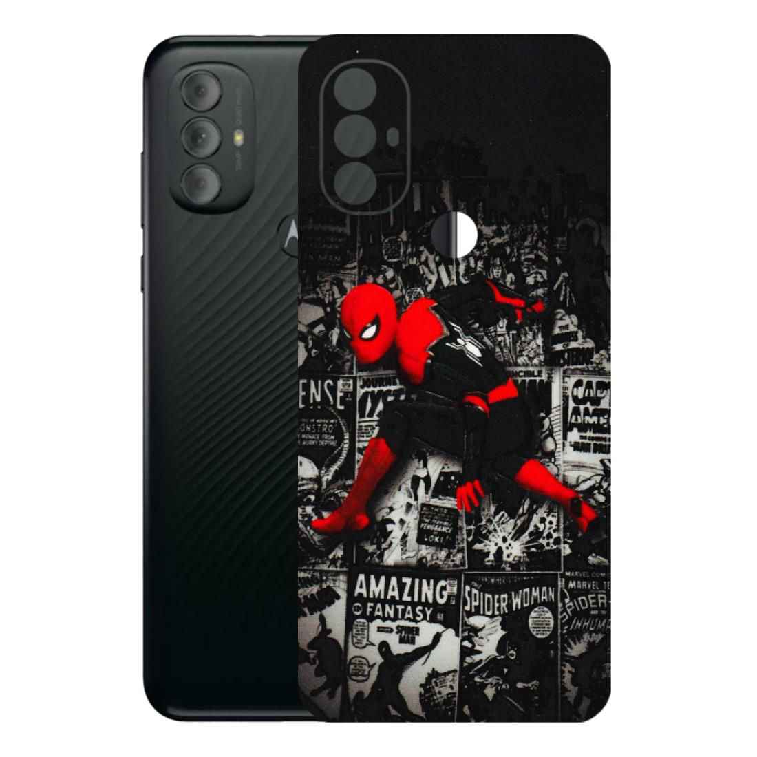 Motorola Phone Skins (All Models) - SpiderMan New - 3D Embossed Finish (L-162) Motorola Moto G Power