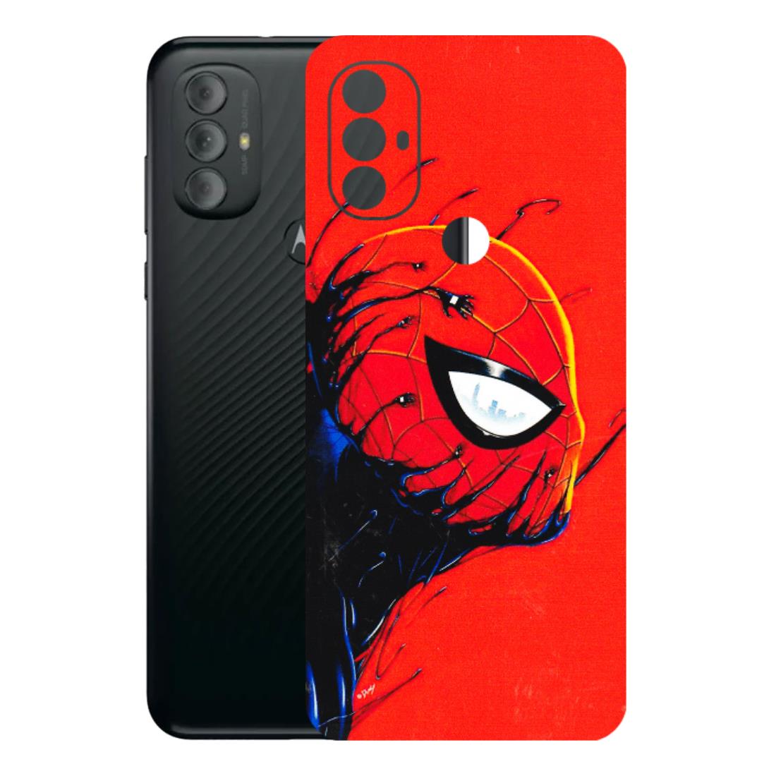 Motorola Phone Skins (All Models) - Spiderman Face Venom - 3D Embossed Finish (L-165) Motorola Moto G Power