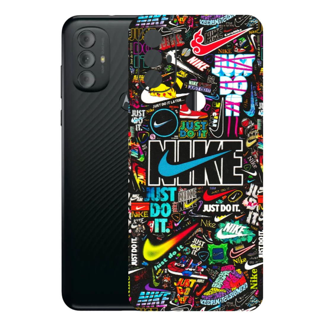 Motorola Phone Skins (All Models) - Just Do It Doodles - 3D Embossed Finish (L-166) Motorola Moto G Power