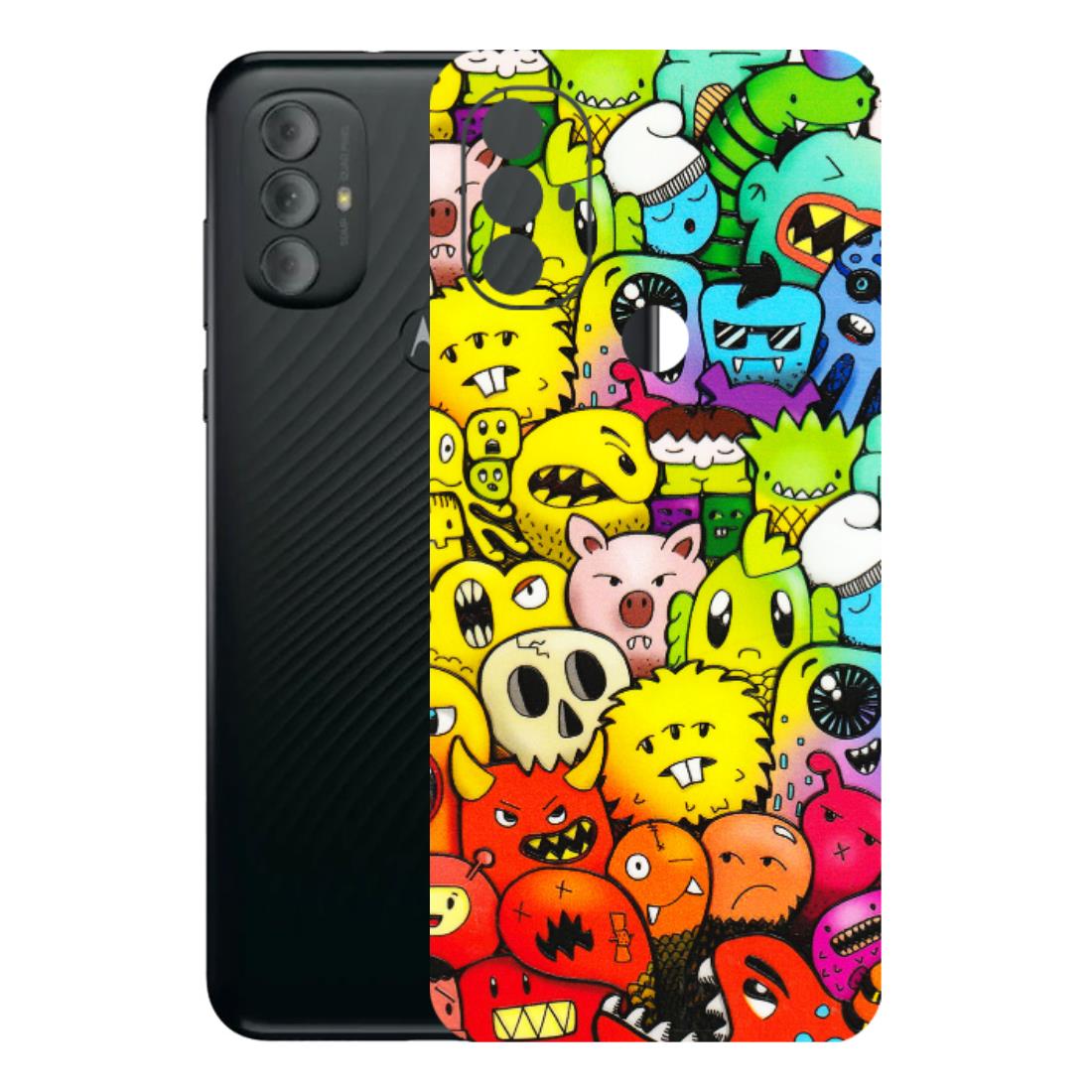 Motorola Phone Skins (All Models) - Angry Funkies - 3D Embossed Finish (L-169) Motorola Moto G Power