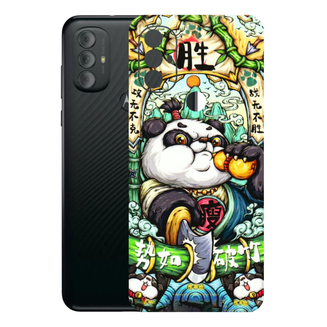 Motorola Phone Skins (All Models) - Royal Rich Panda - 3D Embossed Finish (L-170) Motorola Moto G Power