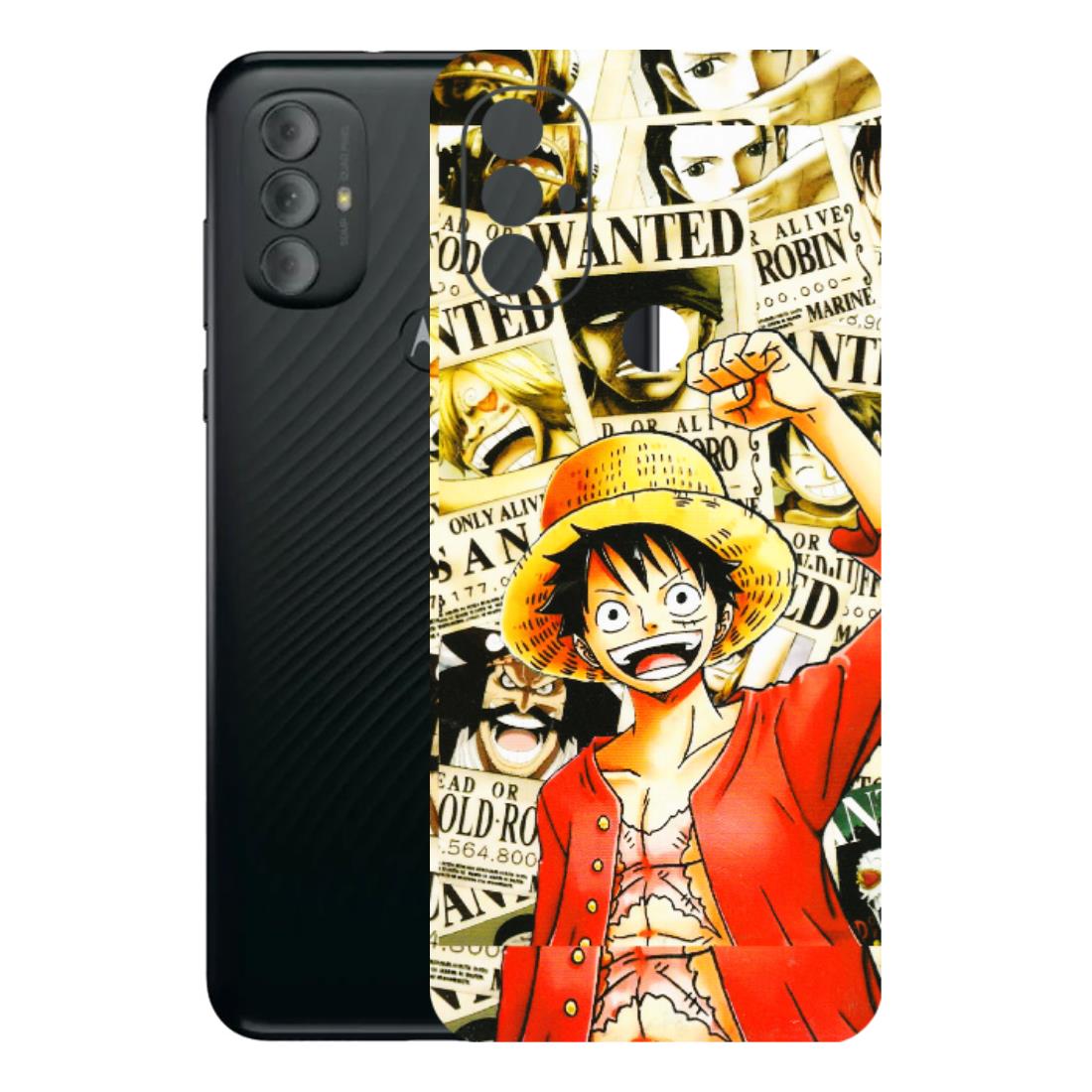 Motorola Phone Skins (All Models) - Luffy Anime - 3D Embossed Finish (L-177) Motorola Moto G Power